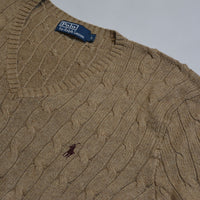 Knitted Beige Ralph Lauren Sweater