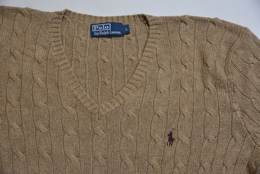 Knitted Beige Ralph Lauren Sweater