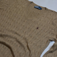 Knitted Beige Ralph Lauren Sweater