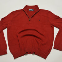 Red Ralph Lauren 1/4 Zip Sweater