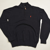 Black Ralph Lauren 1/4 Zip Sweater