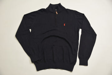 Black Ralph Lauren 1/4 Zip Sweater