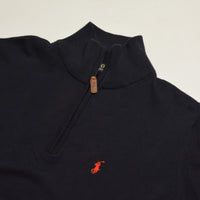 Black Ralph Lauren 1/4 Zip Sweater