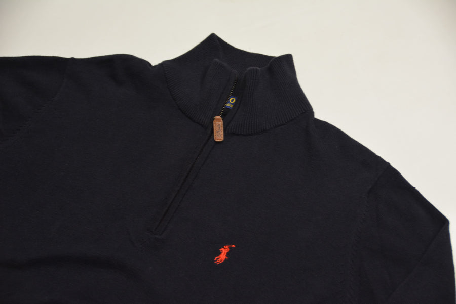 Black Ralph Lauren 1/4 Zip Sweater