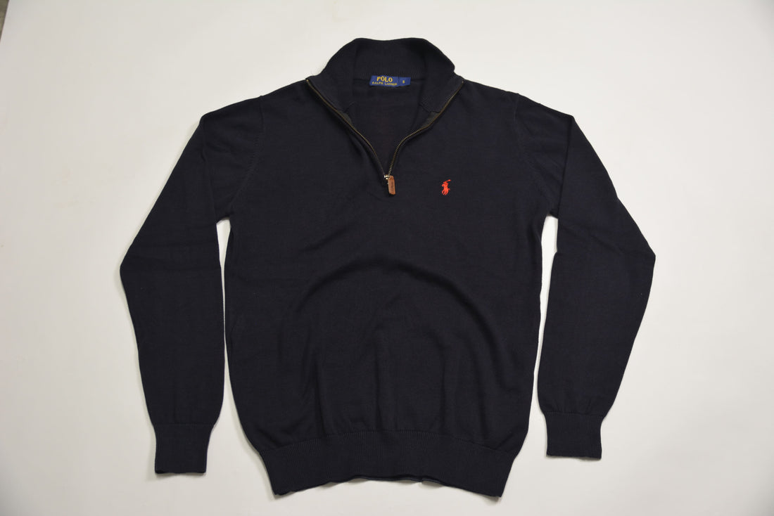 Black Ralph Lauren 1/4 Zip Sweater