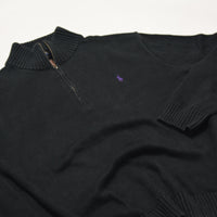 Black Ralph Lauren 1/4 Zip Sweater