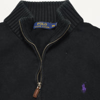 Black Ralph Lauren 1/4 Zip Sweater