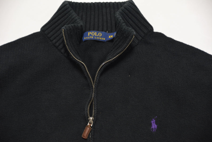 Black Ralph Lauren 1/4 Zip Sweater