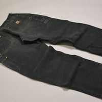 Washed Black Carhartt Double Knee