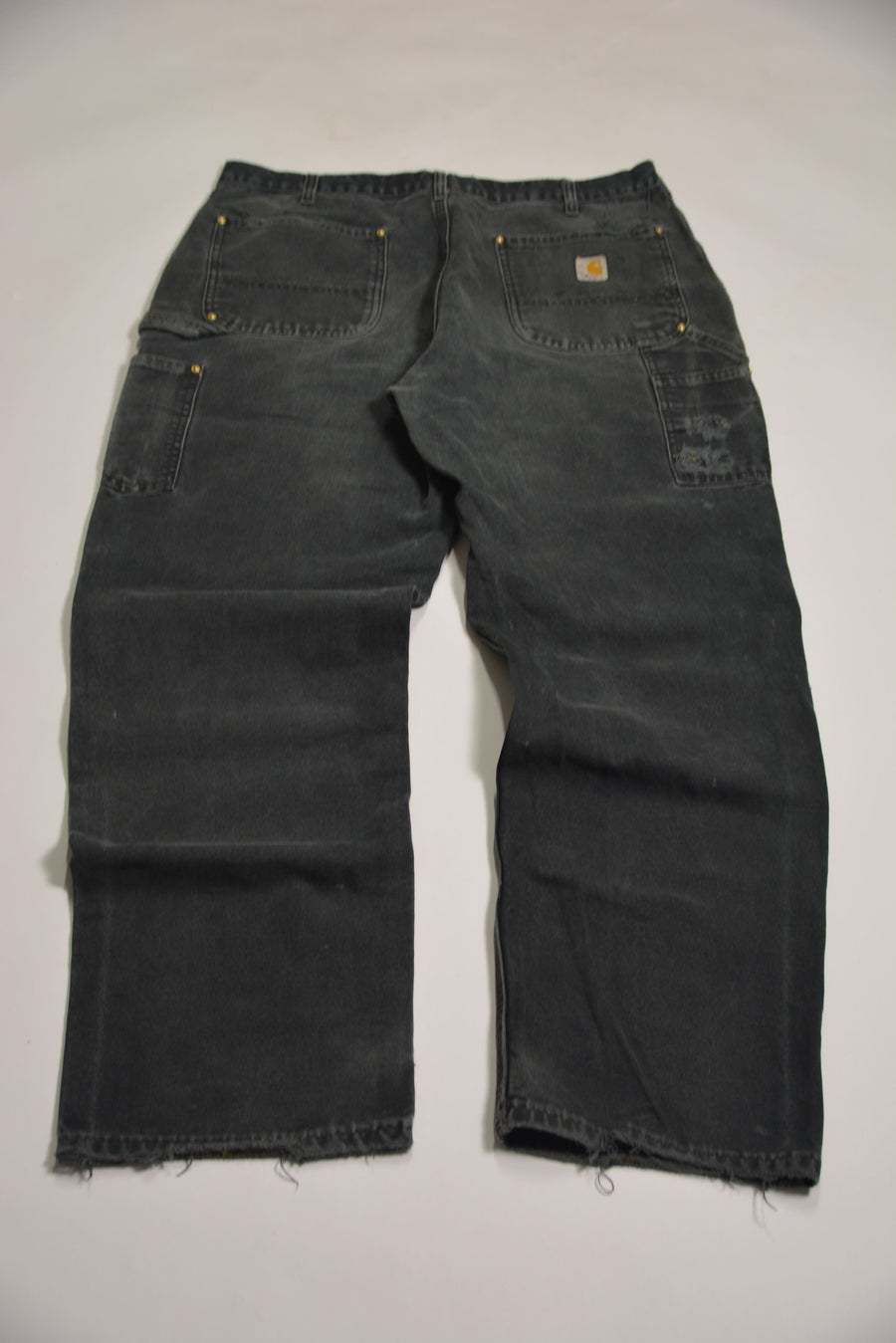 Washed Black Carhartt Double Knee