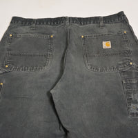 Washed Black Carhartt Double Knee