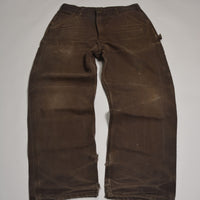 Washed Brown Carhartt Double Knee