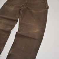 Washed Brown Carhartt Double Knee