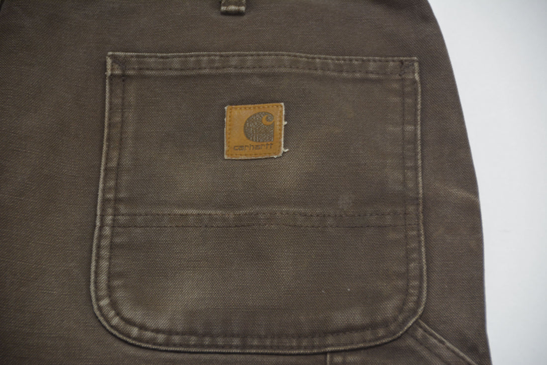 Washed Brown Carhartt Double Knee