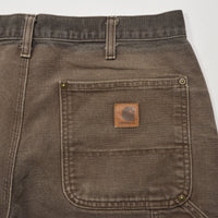 Distressed Washed Brown Carhartt Double Knee