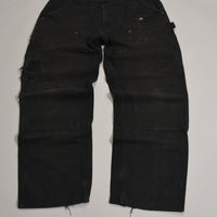 Washed Black Carhartt Double Knee