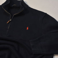 Black Ralph Lauren 1/4 Zip Sweater