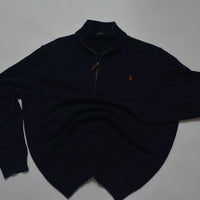 Black Ralph Lauren 1/4 Zip Sweater