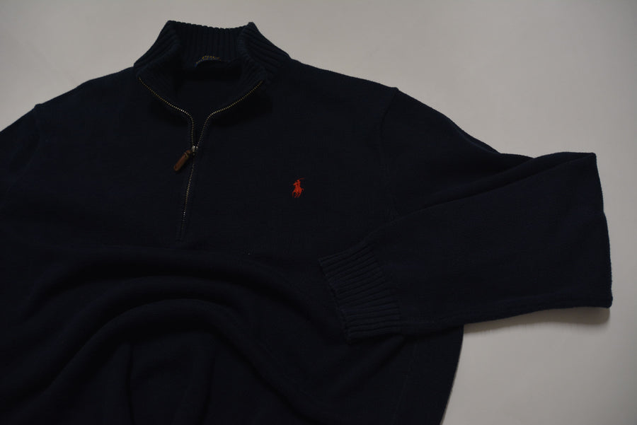 Black Ralph Lauren 1/4 Zip Sweater