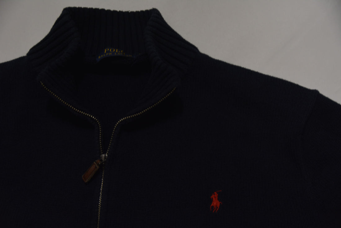 Black Ralph Lauren 1/4 Zip Sweater