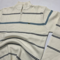 Lacoste Vintage Cream 1/4 Zip Sweater