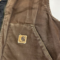 Vintage Washed Brown Carhartt Vest