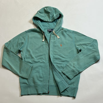 Aqua Green Ralph Lauren Zip Hoodie