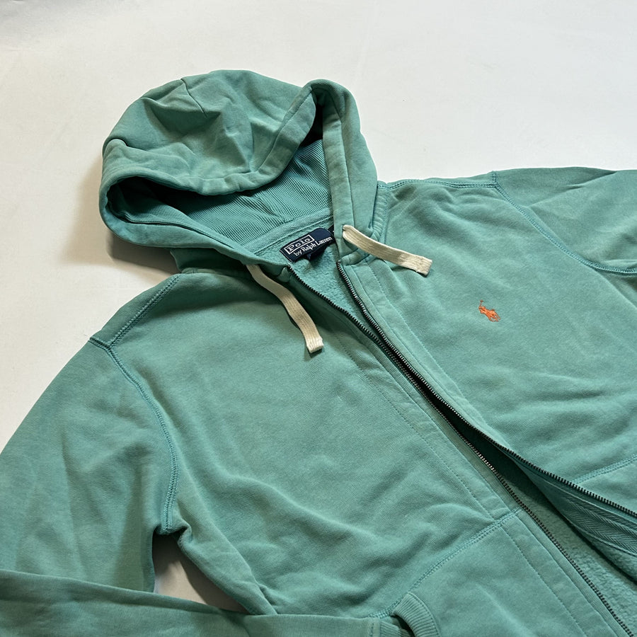 Aqua Green Ralph Lauren Zip Hoodie