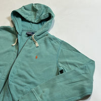 Aqua Green Ralph Lauren Zip Hoodie