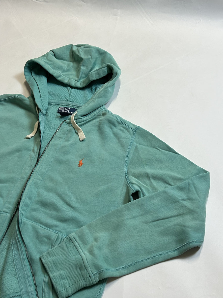 Aqua Green Ralph Lauren Zip Hoodie