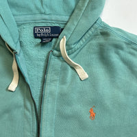 Aqua Green Ralph Lauren Zip Hoodie